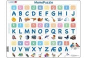 Pusselspel - Larsen Puzzles Puzzle MemoPuzzle. The alphabet with 29 uppercase and lowercase letters - 58 pieces Maxi (36.5x28.5 cm) Golv - GP429