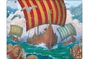 Pusselspel - Larsen Puzzles Puzzle Viking Ship - Ormen Lange - 64 pieces Maxi (36.5x28.5 cm) Golv - FI6