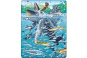 Pusselspel - Larsen Puzzles Puzzle Humpback Whale - 140 pieces Maxi (36.5x28.5cm) Golv - FH47