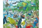 Pusselspel - Larsen Puzzles Puzzle Wildlife in New Zealand - 53 pieces Maxi (36.5x28.5 cm) Golv - FH44