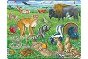 Pusselspel - Larsen Puzzles Puzzle American prairie - 53 pieces Maxi (36.5x28.5 cm) Golv - FH40