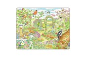 Pusselspel - Larsen Puzzles Puzzle birds and flowers in the garden - 60 pieces Maxi (36.5x28.5 cm) Golv - FH37