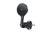 Mobile - Adapters & Chargers - Wozinsky WCT5-6S4Y Car Holder with Qi/MagSafe 15W Inductive Charger for Air Vent - Black - 5907769372490