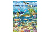 Pusselspel - Larsen Puzzles Puzzle Marine Life in the North Atlantic - 60 pieces Maxi (36.5x28.5 cm) Golv - FH13