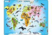 Pusselspel - Larsen Puzzles Puzzle Animals in the World - 28 pieces Maxi (36.5x28.5 cm) Golv - A34