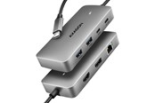 Dockning - AXAGON HMC-CUB83X2 - dockningsstation - USB-C / Thunderbolt 3 / Thunderbolt 4 / Thunderbolt 5 - HDMI DP - 1GbE - HMC-CUB83X2