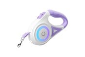 Hundar - Rojeco Automatic Dog Leash with LED 5 m – Purple - RQYS-04 Purple