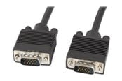 Displaykabel - Lanberg - VGA cable - HD-15 (VGA) to HD-15 (VGA) - 3 m - CA-VGAC-10CC-0030-B