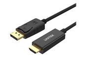 Displaykabel - Unitek adapter cable - DisplayPort / HDMI - 1.8 m - Y-5118CA BOX