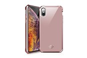 Mobile - Covers & Cases - ITSKINS HYBRID GLASS cover for iPhone XS Max®. Rose - APXP-IRIDM-ROSE
