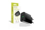 Mobile - Adapters & Chargers - Mobile Origin PD20W Wall Charger MO12 - black - 1 USB-A + 1 USB-C - FRL-PD20W-MO12-BLK