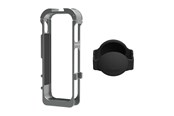 Actionkamera tillbehör - Sunnylife Metal Magnetic Frame with Silicone Lens Cover for Insta360 X5 - X5-BK012