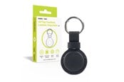 Andra mobiltillbehör - Mobile Origin AirTag Outdoor Leather Keychain A7 black - MO-AOLK-BLK