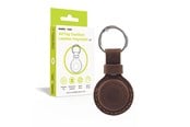 Andra mobiltillbehör - Mobile Origin AirTag Outdoor Leather Keychain A7 midnight brown - MO-AOLK-MBRW