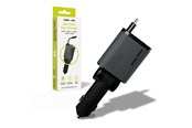 Mobile - Adapters & Chargers - Mobile Origin 3in1 50W Car Charger CA27 - USB-C + USB-A USB-C Cable - MO-CCH-CA27