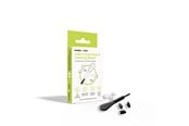Andra mobiltillbehör - Mobile Origin USB-C Dust Plug & Cleaning Brush CL1 Black/Clear for iPhone/Android - MO-CL1-BLK-CLR