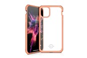 Mobile - Covers & Cases - ITSKINS HYBRID SOLID cover for iPhone 11 Pro / XS / X®. Plain coral and transparent - APXE-HYBSO-PCTR