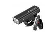 Cykellampor - Wozinsky WSBLB2 Front (400 lm) and Rear USB-C Bike Light Set - Black - 5907769372452