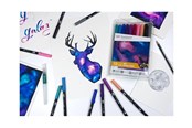 Skriv- och ritverktyg - American Tombow ABT - twin-tip brush pen - assorted galaxy colors (pack of 10) - ABT-10C-3