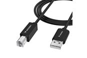 USB-kabel - Wozinsky WKDDY3S USB-B - USB-A 480Mb/s Cable 2m - Black - 5907769376634
