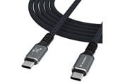 USB-kabel - Wozinsky WPS-UY42S USB-C USB4 Cable 40Gb/s 240W 2m 4K - Black - 5907769376726
