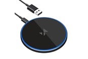 Mobile - Adapters & Chargers - Wozinsky WLI-01Y 15W Qi Inductive Charger with USB-C Cable - Black - 5907769378881