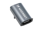 USB-kabel - Wozinsky WPKF-01 USB-C - USB-C 40Gb/s 240W 8K OTG Angled Adapter - Gray - 5907769383984