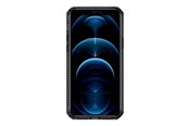Mobile - Covers & Cases - ITSKINS HYBRID CLEAR cover for iPhone 12 Pro Max®. Black and transparent - AP4P-HBMKC-BKTR