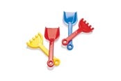 Utomhuslek - Dantoy Shovel & Rake 21-24 cm - Assorted - 1142