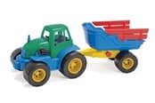 Utomhuslek - Dantoy Recycled Tractor with Trailer - 1435