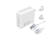 Mobile - Adapters & Chargers - 4smarts Wall charger GaN Flex Pro 200W Travel Edition 4x USB-C white - 545200