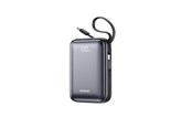 PowerBank - Joyroom JR-PBF29 20000mAh 22.5W Powerbank with Double Cable - Black PowerBank - Svart - 20000 mAh - JR-PBF29-black