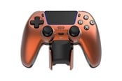 Spel Tillbehör - Deltaco GAMING Metallic Spray-Painted PS5 Wireless Controller with Charging Dock - Wired Controller - Android - GAM-199-ORANGECOPPER