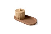 Decoration - Simiu ROYAL TRAY - Beige/Mocha - 21cm - 5714255011692