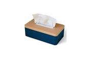 Decoration - Simiu TISSIVA - Paper Dispenser - Square - Navy Blue/Beige - 25 x 14cm - 5714255011722