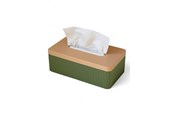 Decoration - Simiu TISSIVA - Paper Dispenser - Square - Olive Green/Beige - 25 x 14cm - 5714255011739