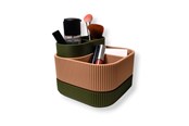 Decoration - Simiu STACKSEY CUBE - Makeup Stand - Olive/Beige - 13 x 16cm - 5714255011999