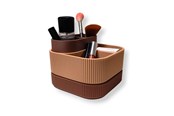 Decoration - Simiu STACKSEY CUBE - Makeup Stand - Mocha/Beige - 13 x 16cm - 5714255012002