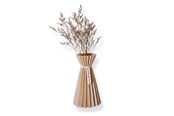 Decoration - Simiu SLOZENA - Pleated Vase - 20 cm - Wood Look - Sand - 5714255012231
