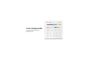 Smarta Hem - Miboxer Fjernbetjening - RGB-CCT - 4 Zoner - 4038816154781