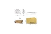 Smarta Hem - Miboxer Havelampe - 15W - RGB-CCT - 2.4GHz RF Zigbee 3.0 - IP66 - 24V - 4038816251374