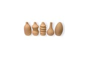 Decoration - Simiu MINI VASES - 8 cm - 5 pcs - Light Peach - 5714255012422