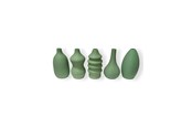 Decoration - Simiu MINI VASES - 8 cm - 5 pcs - Dusty Green - 5714255012460