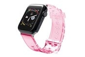 Smartwatch - Accessories - Hurtel Silicone Strap Bracelet Bracelet Strap Light for Apple Watch 42 / 44 mm - Red - 5907769332746
