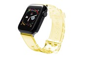 Smartwatch - Accessories - Hurtel Silicone Strap Bracelet Bracelet Strap Light for Apple Watch 42 / 44 mm - Yellow - 5907769332760