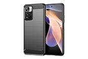 Mobile - Covers & Cases - Hurtel Carbon Case flexible case cover Xiaomi Redmi Note 11 Pro+ 5G (China) / 11 Pro 5G (China) / Mi11i HyperCharge / Poco X4 NFC Black - 5907769337468