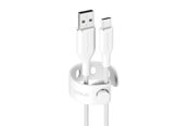 USB-kabel - empower by PanzerGlass Racing 60W USB-A to USB-C Cable | USB 2.0 | 1.2M | Silver White - EM30290