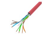 Nätverkskabel - Lanberg bulk cable - 305 m - red - Röd - 305m - LCU6-10CC-0305-R