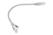 Nätverkskabel - Lanberg patch cable - 25 cm - grey RAL 7035 - Grå - 0.25m - PCU6-10CC-0025-S