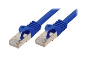 Nätverkskabel - SCONN Shiverpeaks BASIC-S patch cable - 2 m - blue - Blå - 2m - BS75512-B